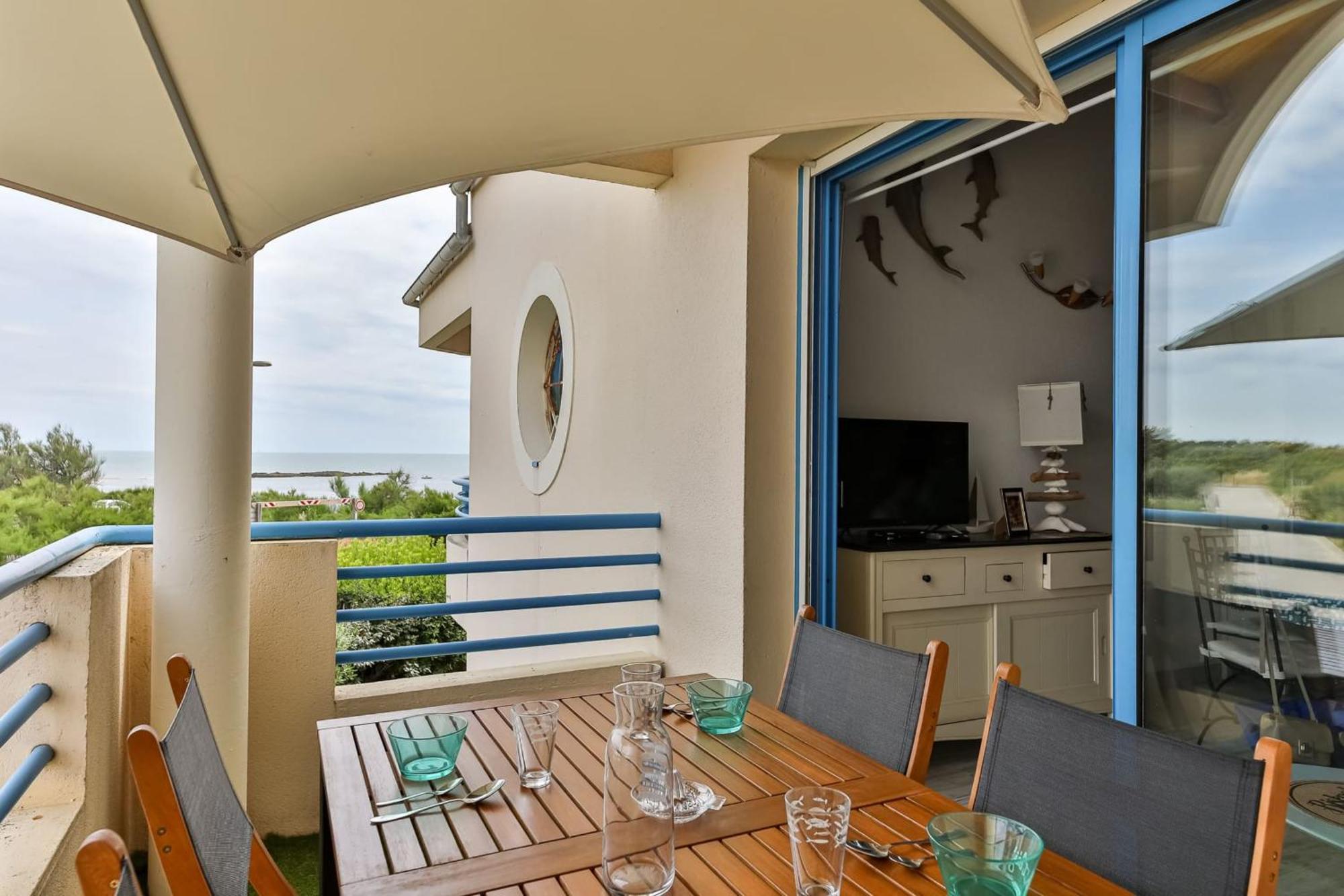 Un Balcon A La Mer - Studio Vue Sur Mer Brétignolles-sur-Mer Εξωτερικό φωτογραφία